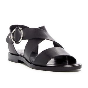 Rag & Bone Brie Black Leather Sandal size 37